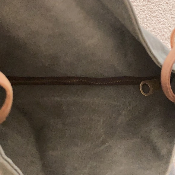 Canvas cross body bag - Picture 5 of 6